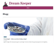 Tablet Screenshot of dreamkeeper.se